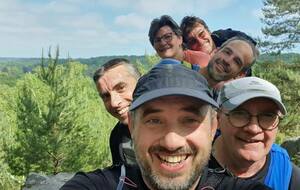 Sortie du côté des Vaux de Cernay pour le groupe, ce dimanche matin!