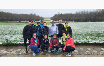 Sortie dominicale dans le parc du château de Versailles...