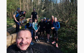 Sortie reco ce matin du 10 km de la Méran’Trail...
