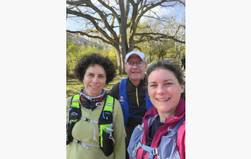 Sortie reco ce matin d'une partie du 20 km de la Méran’Trail...