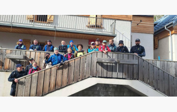 Première journée pour notre stage Trail à Valloire (73)...