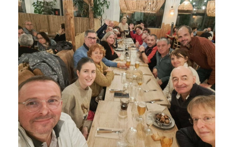 Un bon moment de convivialité samedi soir.