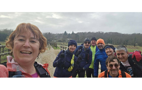 Sortie dominicale très fraîche ce matin.