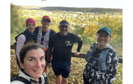 Sortie dominicale ce matin au départ de l'Arche d'Aigrefoin...