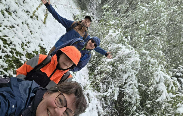Deuxième journée pour notre stage Trail à Valloire (73)...