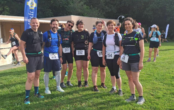 Le Génépi Groupe Trail était bien représenté ce matin au Trail desTours...